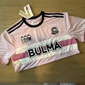Pink Bulma Capsule Corp. Soccer Jersey